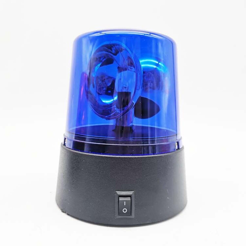 Roterende Blauw Oranje Led Auto Baken Licht Discobal Dj Licht Kleine Flash