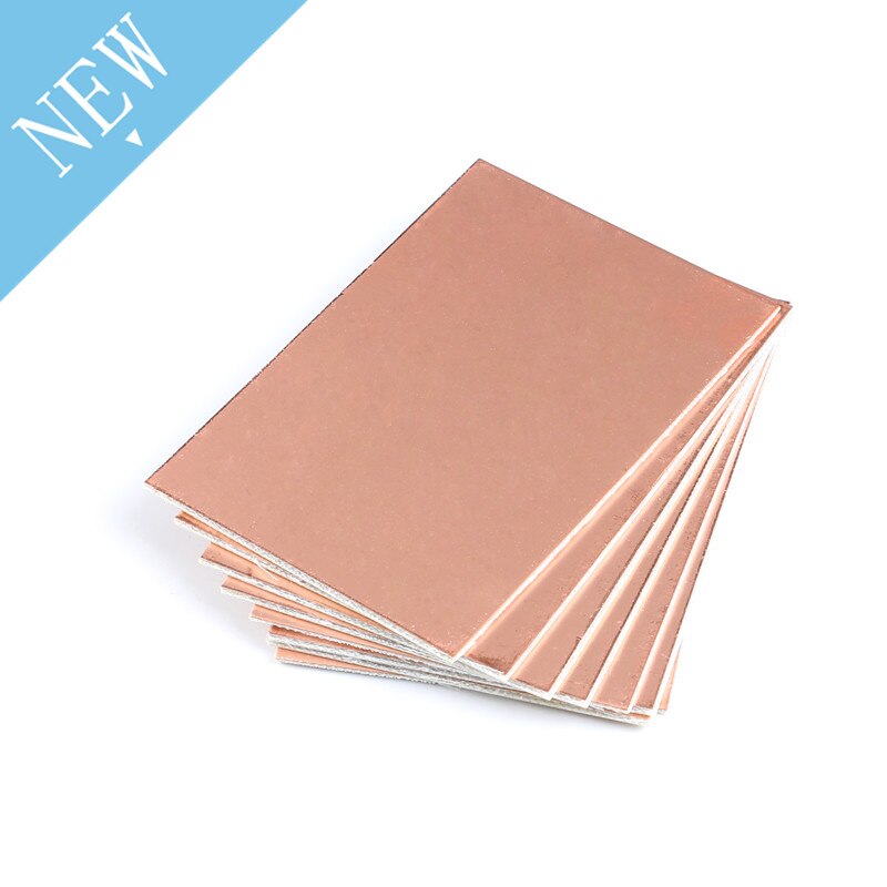 5 stücke 7*10 CM Einseitig Platine Kupfer Verkleidet Platte Laminat Universal--PCB Schaltkreis Gremium Glas Faser verstärkt Kupfer