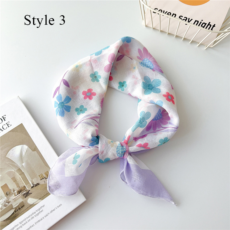 Châle Carré en Coton et Lin pour Femme, Écharpe Douce, Hijabs, Bandanas, Protection Solaire, Foulard de Tête, 55cm: Or
