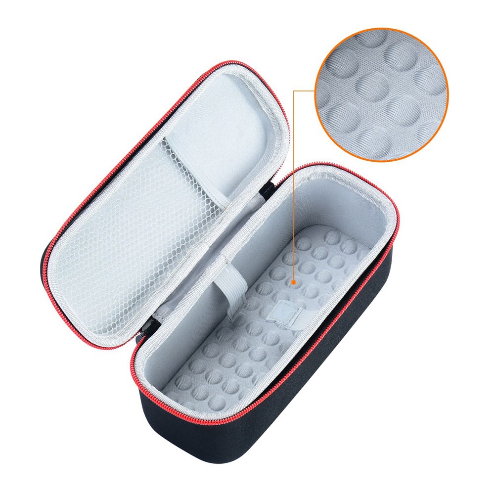 Beschermende tas draagbare eva praktische reis mesh zak rits opberghoes stofdichte bluetooth speaker voor anker soundcore pro