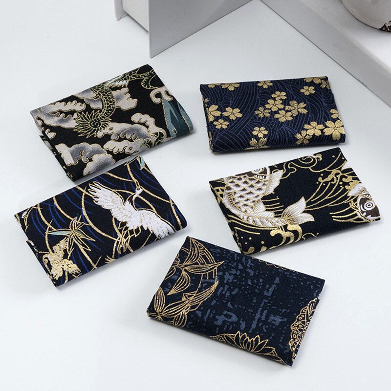 5 pçs estilo japonês tecido de pano algodão retalhos bebê acolchoado roupa costura artesanato diy material bordado acessório