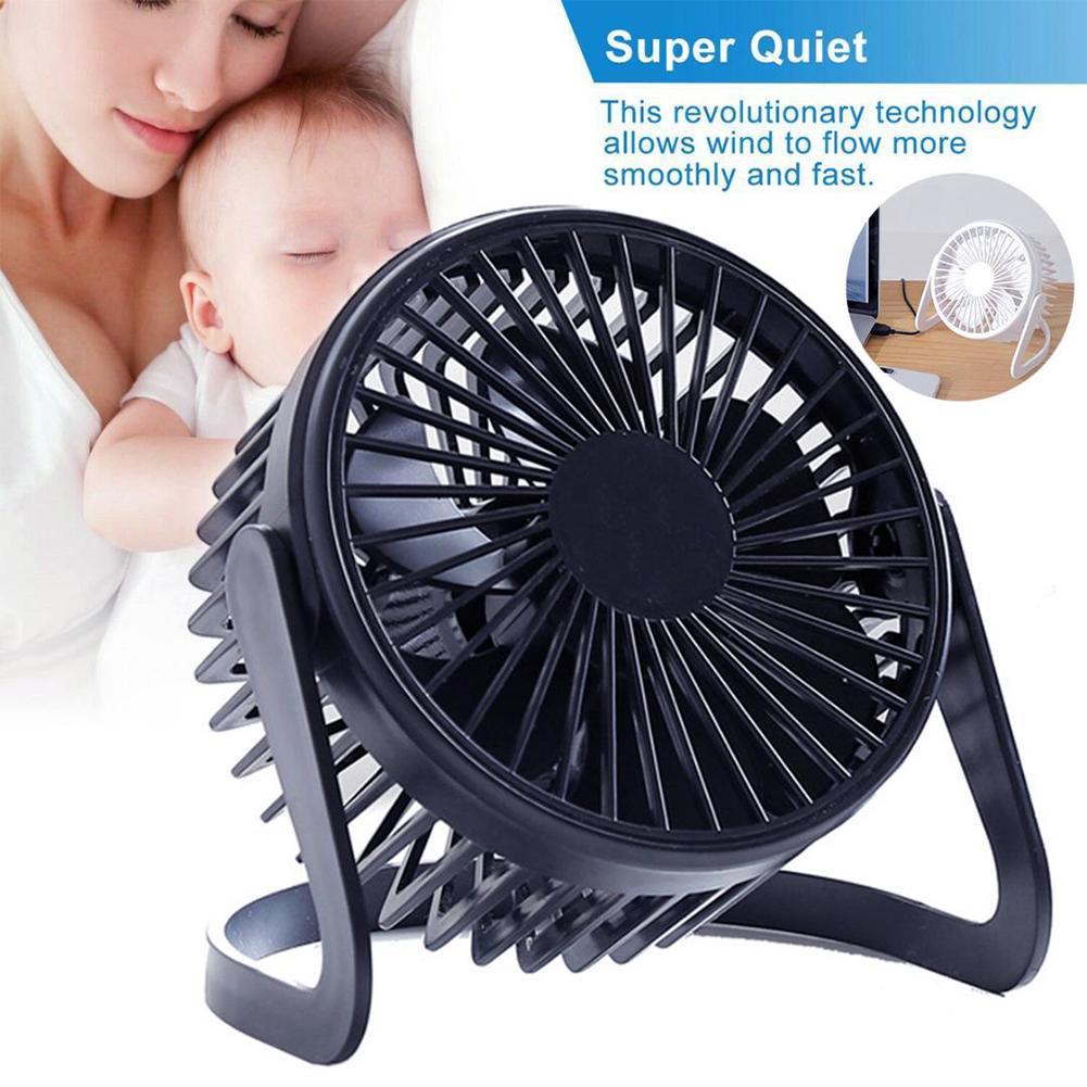 Summer Portable Mini Fan Cooling USB Desktop Fan Mini Air Cooler Rotation Adjustable Angle For Office Household Table Fan