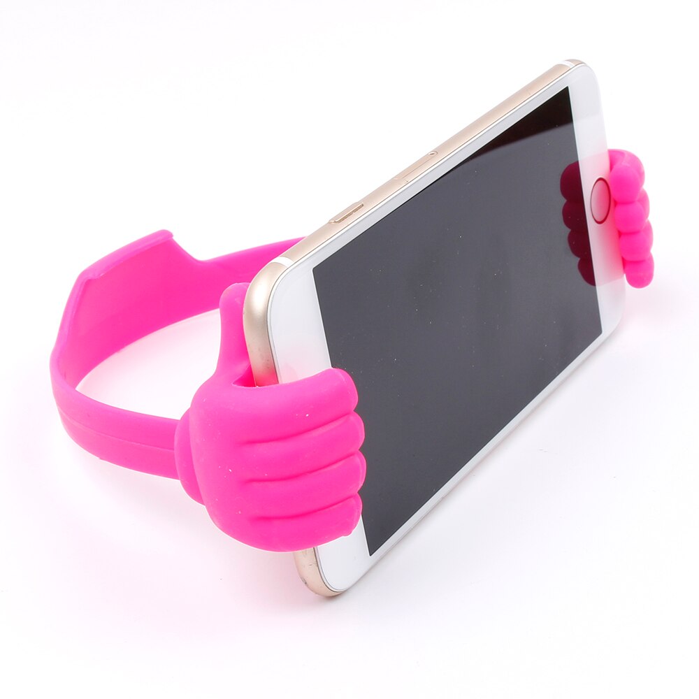 Tabletstandaard kleurrijke verstelbare duimstandaard auto desktop houder houder voor telefoon pad tablet pc