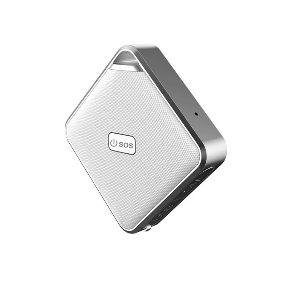 Gps Locator Child Pet Kid Elderly Anti-Lost Locator Miniature Location Tracker Practical Portable Locators: white
