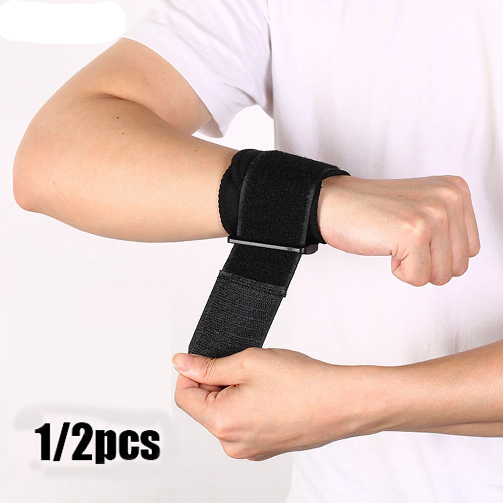 1/2pcs Hand Wrist Support Strap Adjustable Training Sport Cotton Wristband Arthritis Wraps Elastic Bandage Fitness Accessories