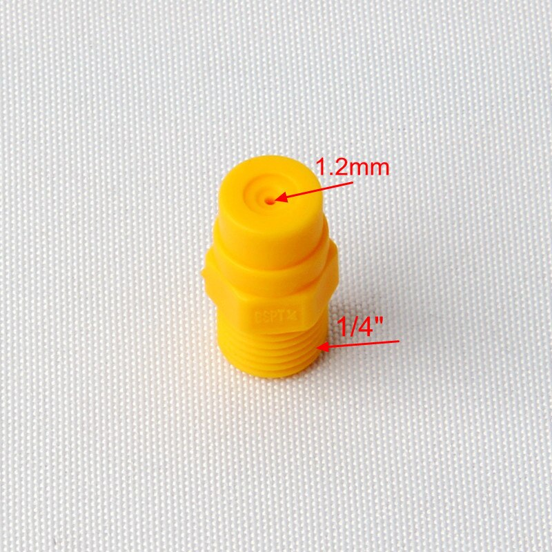 5 st 1/8 &quot; 1/4 &quot; 3/8 &quot; 1/2 &quot; 3/4 &quot; plast solid full kon sprutmunstycke industriell rengöring dammborttagning befuktande metallfinish: 1 l 4 tum