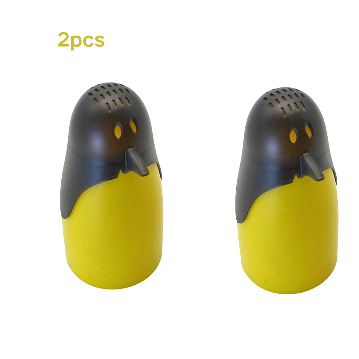 2 kpl pingviinihöyrypuhdistin mikroaaltouunille, keittiökoneelle, vaivaton desinfiointi vedellä, helppo puhdistaa, välttämätön työkalu: Kulta-