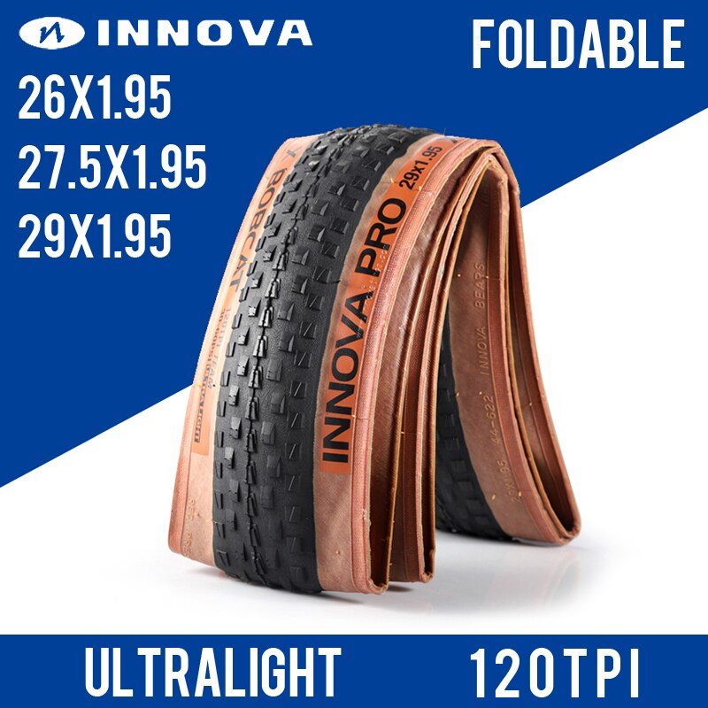 Innova mountain bike tire 29x1.95 ultra-light tire 351g Foldable 120tpi bicycle tire