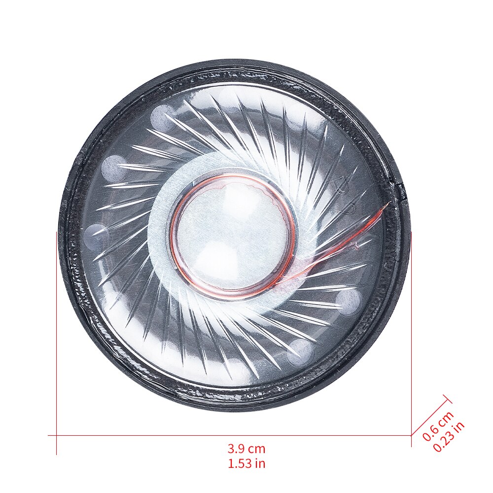 40mm głośnik słuchawkowy 32ohm do słuchawek Bluetooth Diy sterownik zestawu słuchawkowego HifI 112db części do naprawy słuchawek neodymowych na sprzedaż 2 sztuk