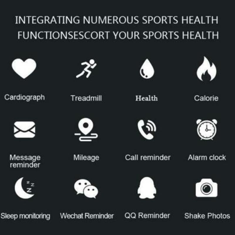 Opaski M5 inteligentna opaska sportowa opaska monitorująca aktywność fizyczną krokomierz z pomiarem akcji serca monitor ciśnienia krwi kompatybilny z Bluetooth Smartband