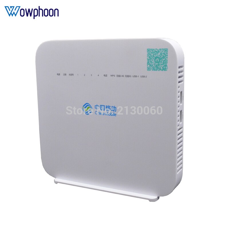 Alcatel-lucent G-140W-MF GPON ONU ONT 4GE+1Tel+Wifi 2.4G 5G, English firmware, same function as HS8145V optical network unit