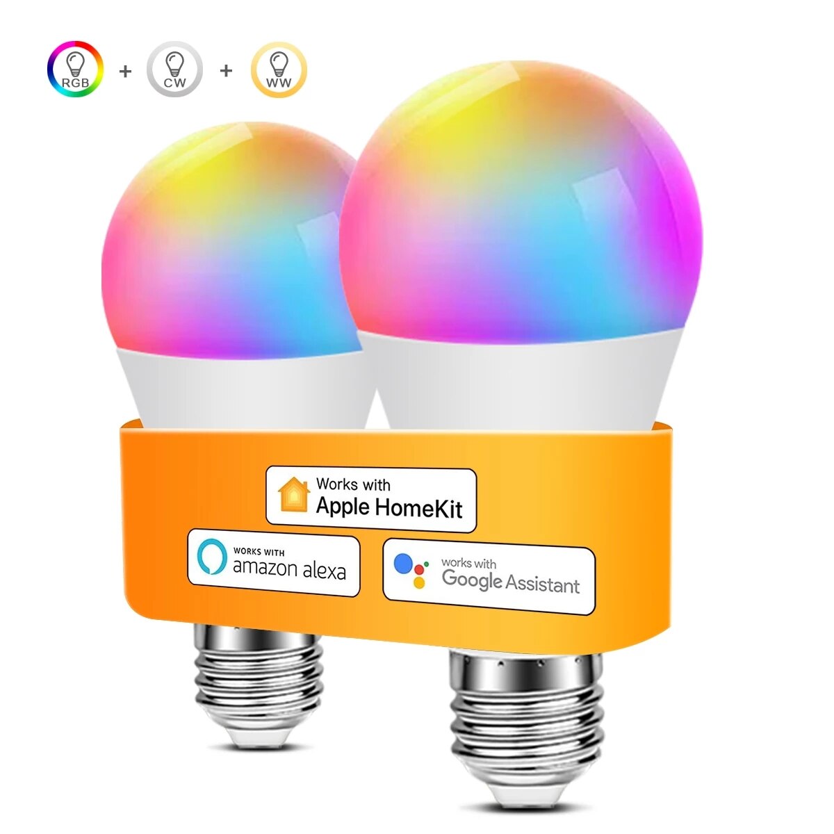 WIFI Bulb Work With Homekit / Dohome App Alexa Google Home LED Lamp 110v 220V Smart Home Lighting For Apple Homekit