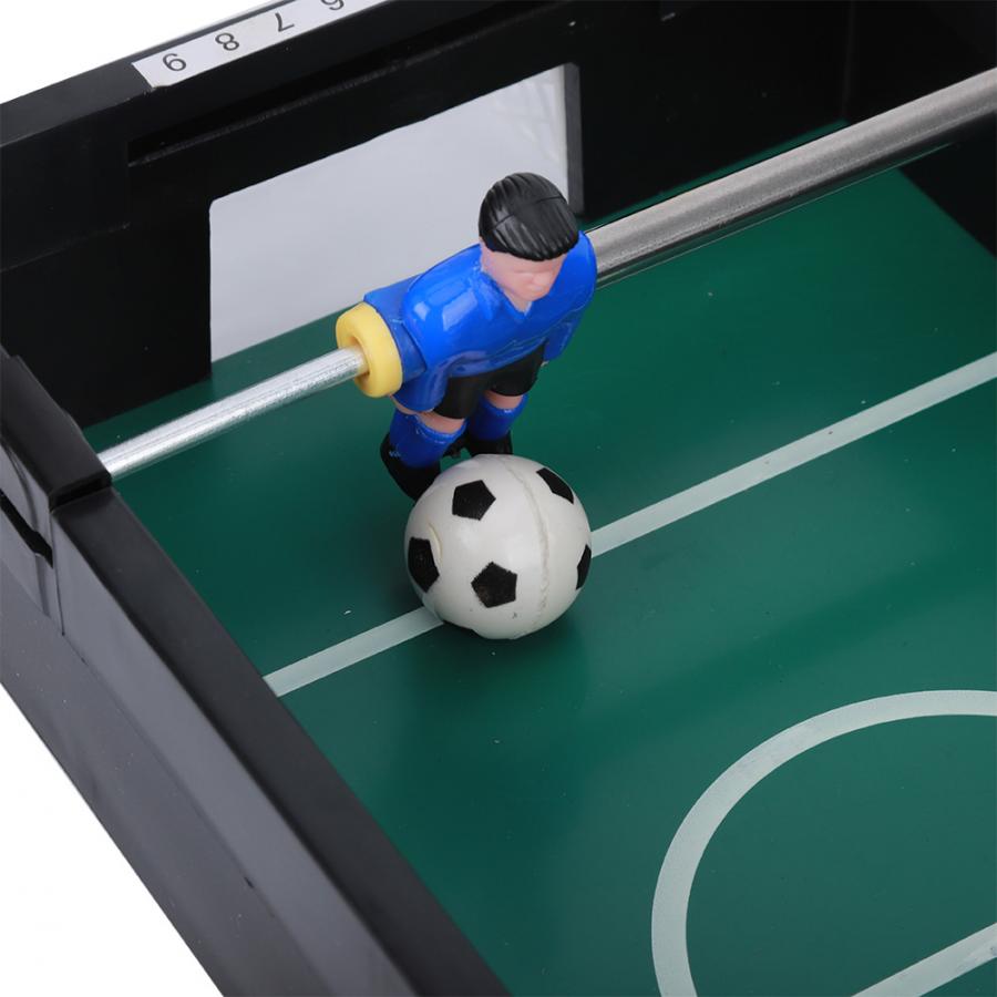 Dos personas interior juego de futbolín juegos de mesa de fútbol Mini fútbol juguete juegos interactivos dispositivo de entretenimiento