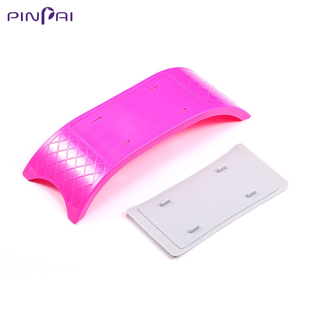 Pinpai 1 set silikon nail art handstöd manikyr bord armhållare kudde kudde matta pad hopfällbar tvättbar salong manikyr verktyg