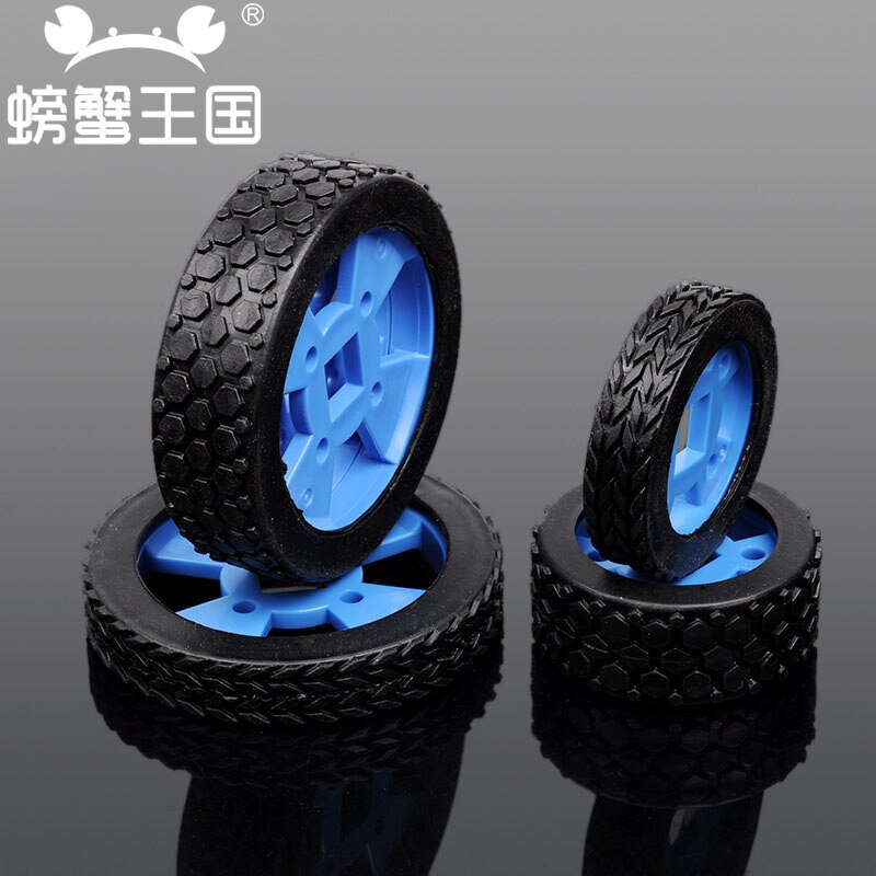 4pcs Diameter 47mm 70mm Tires Rubber Toy Car Wheel Part DIY model