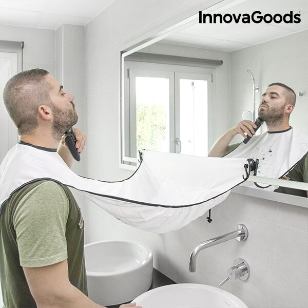Telo Raccogli Barba con Ventose InnovaGoods