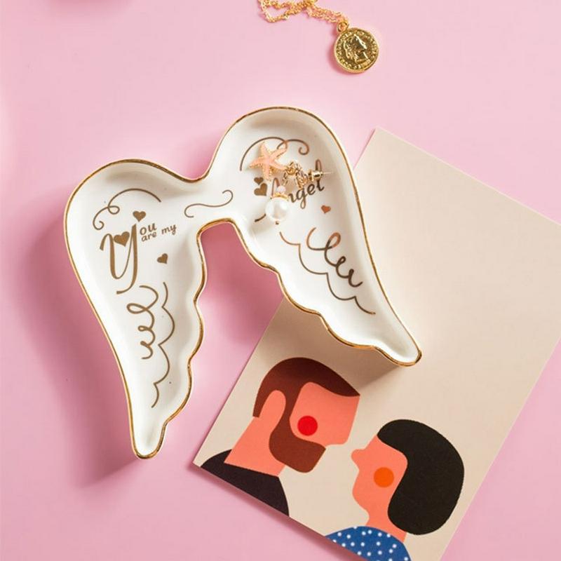 Nordic Stijl Sieraden Ketting Gerechten Keramische Snack Snoep Opslag Trays Thuis Bruiloft Decoratie Platen Ambachten Fotografie Props: 13