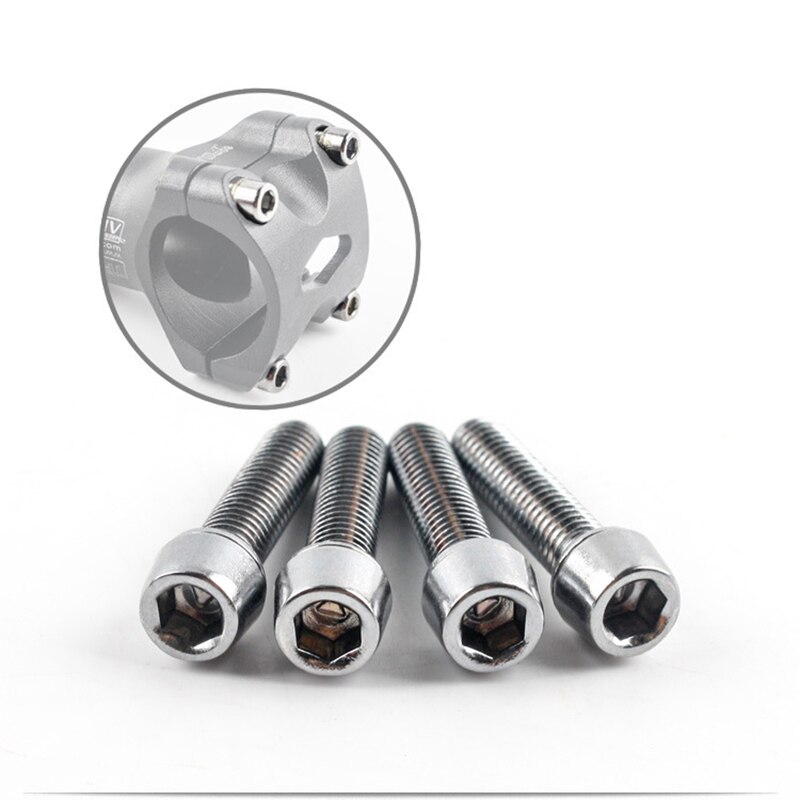 4/8/16Pcs Fiets Stuurpen Schroef M5 * 20 / M6 * 20 Fiets Stuur Schroef aluminium Bout Fixed Gear Mtb Fiets Accessoires