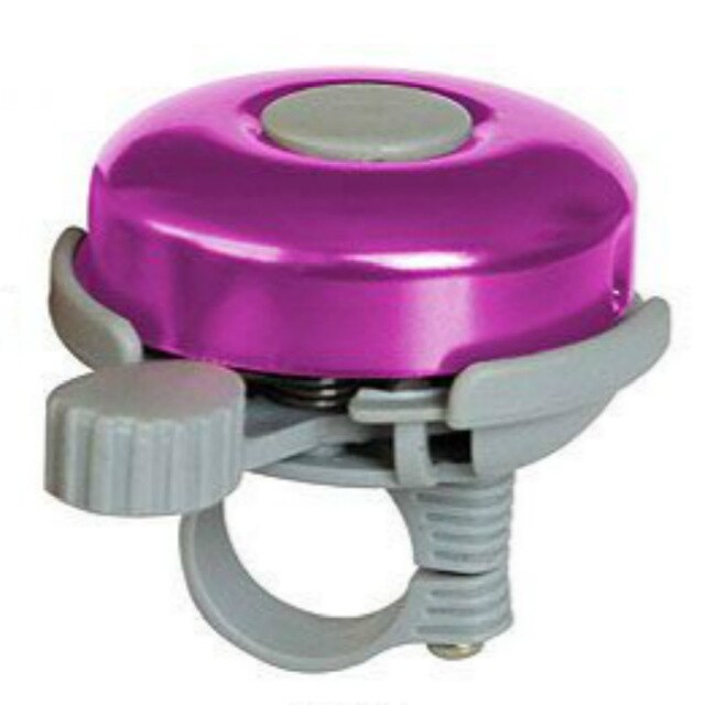 Timbre de bicicleta nueva campana bicicleta de montaña alarma de manillar anillo de bocina de Metal para bicicleta, accesorios de ciclismo, anillo de campana de bicicleta de seguridad: purple