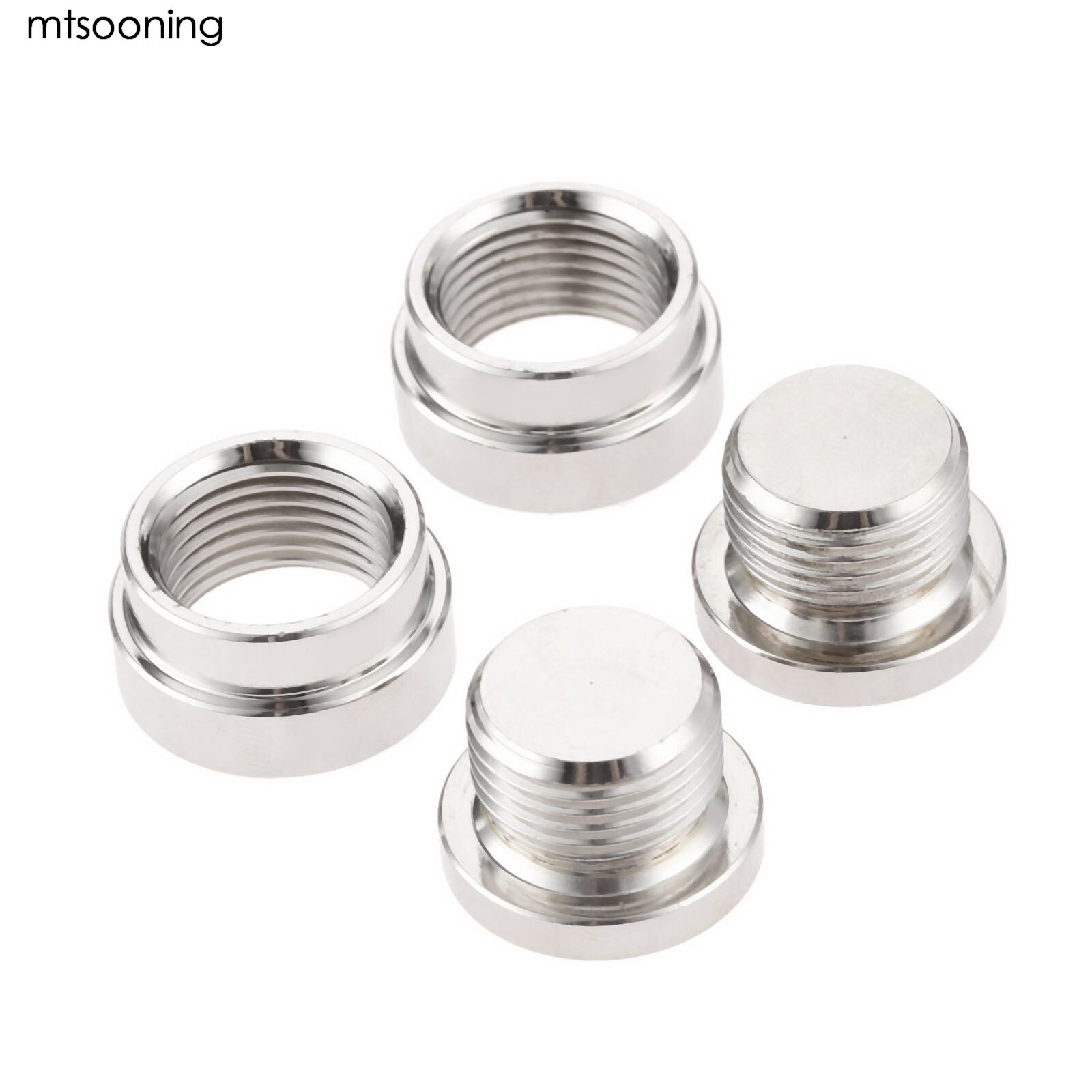 mtsooning O2 Oxygen Sensor Stepped Mounting Boss Nut Bung Universal Fit For Standard Oxygen Sensor With M18 x 1.5 Thread