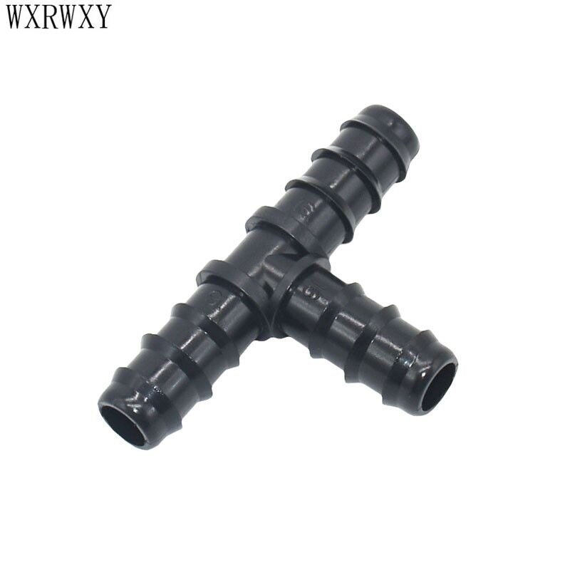 Hageslange 16mm tee mothake kobling 3 ringetone hage vanningskobling 1/2 slange vann splitter drivhus drypp vanning 5 stk