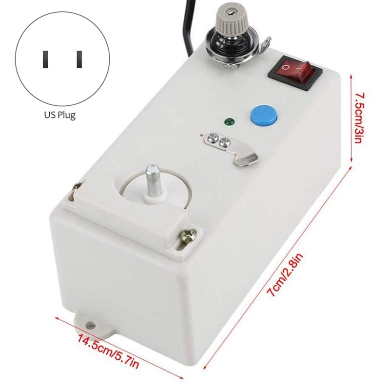 Enrouleur Automatique Portable - Grande Capacité - Prise US - Plastique