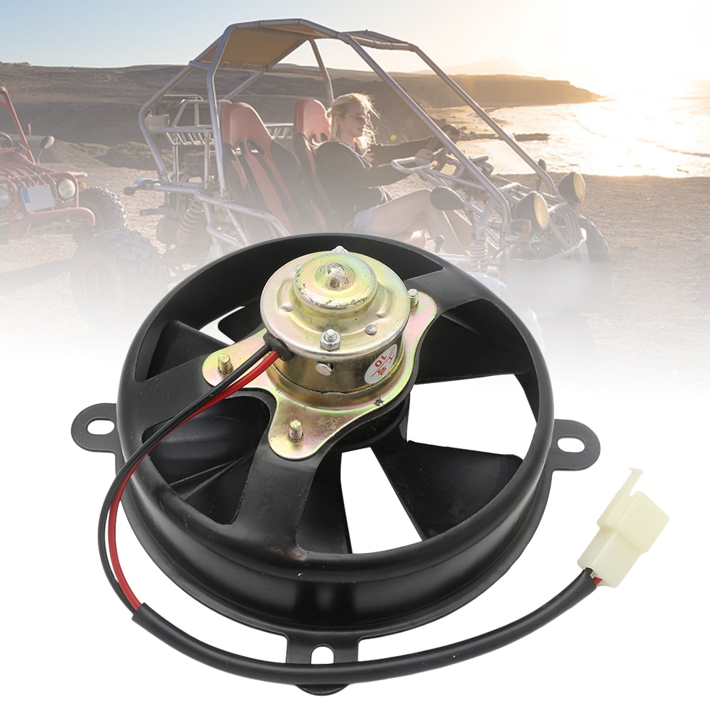 Buggy Elektrische Kühler Ölkühler Motorrad Schwarz Stille Werkzeug Schmutz Fahrrad Universal- Kühlkörper Lüfter Zubehör Langlebig