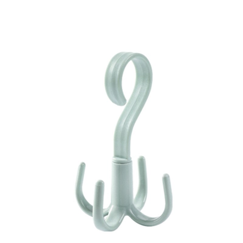 Pants Hanger Space Saving Multi Layer Storage Closet Rack Hanger Belt Scarf Trousers Tie Hangers Holders Non-slip Magic Hanger: B-Blue