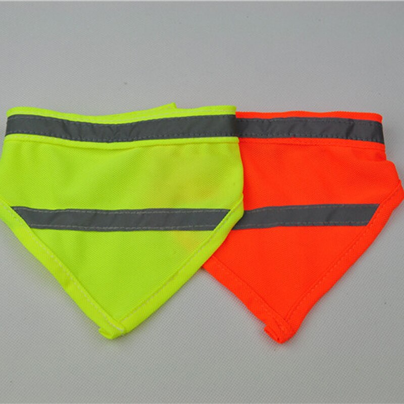 Chihuahua Teddy Huisdier Slabbetjes Reflecterende Hond Speeksel Handdoek Fluorescerende Hond Sjaal Bandana Voor Honden Klittenband Lichtgevende Halsband