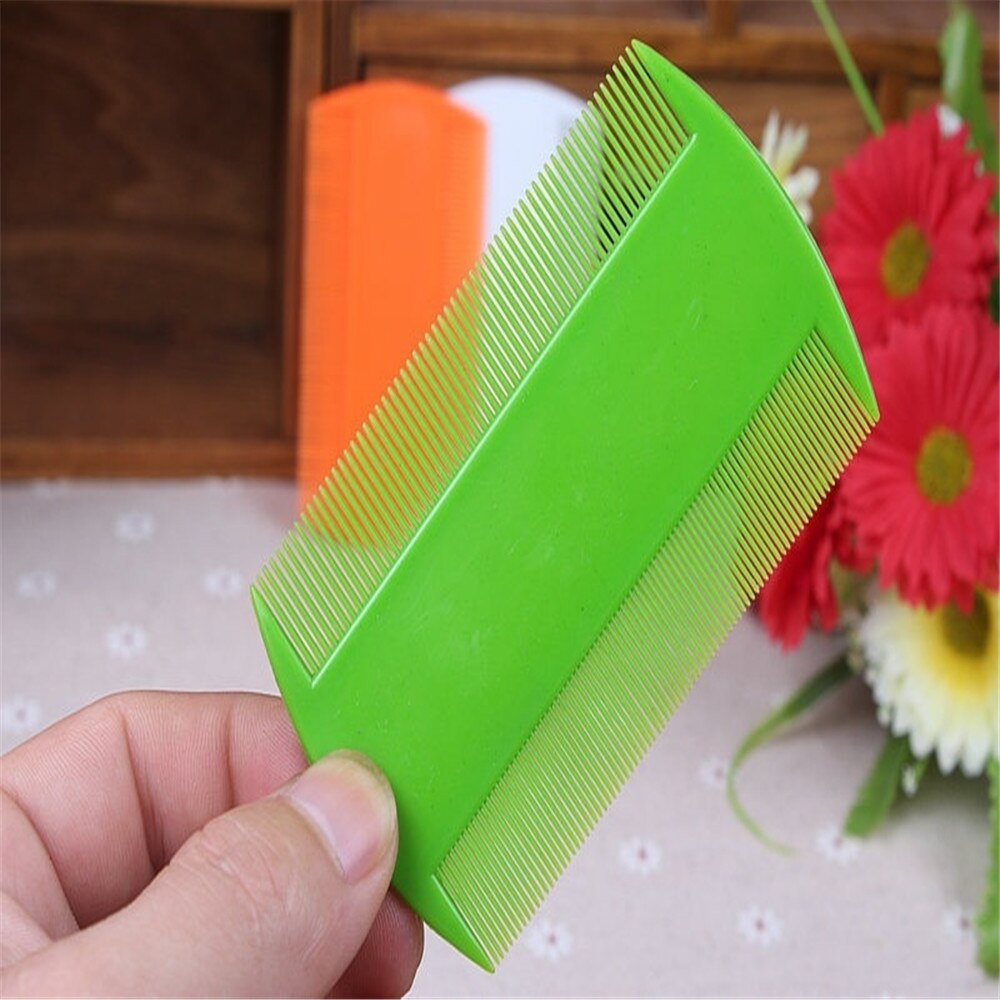 2pcs Portable Narrow Tooth Comb Nit Lice Flea Flat Brush Cootie Delousing Rid Head Lice Anoplura Dandruff Beauty Combs