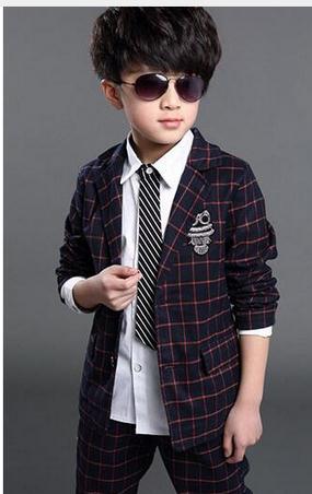 Costumes formels pour garçons | de mariage, Style anglais, 6-14T, Plaid pour enfants, fête formelle pour garçons, ,: as picture2 / 14T