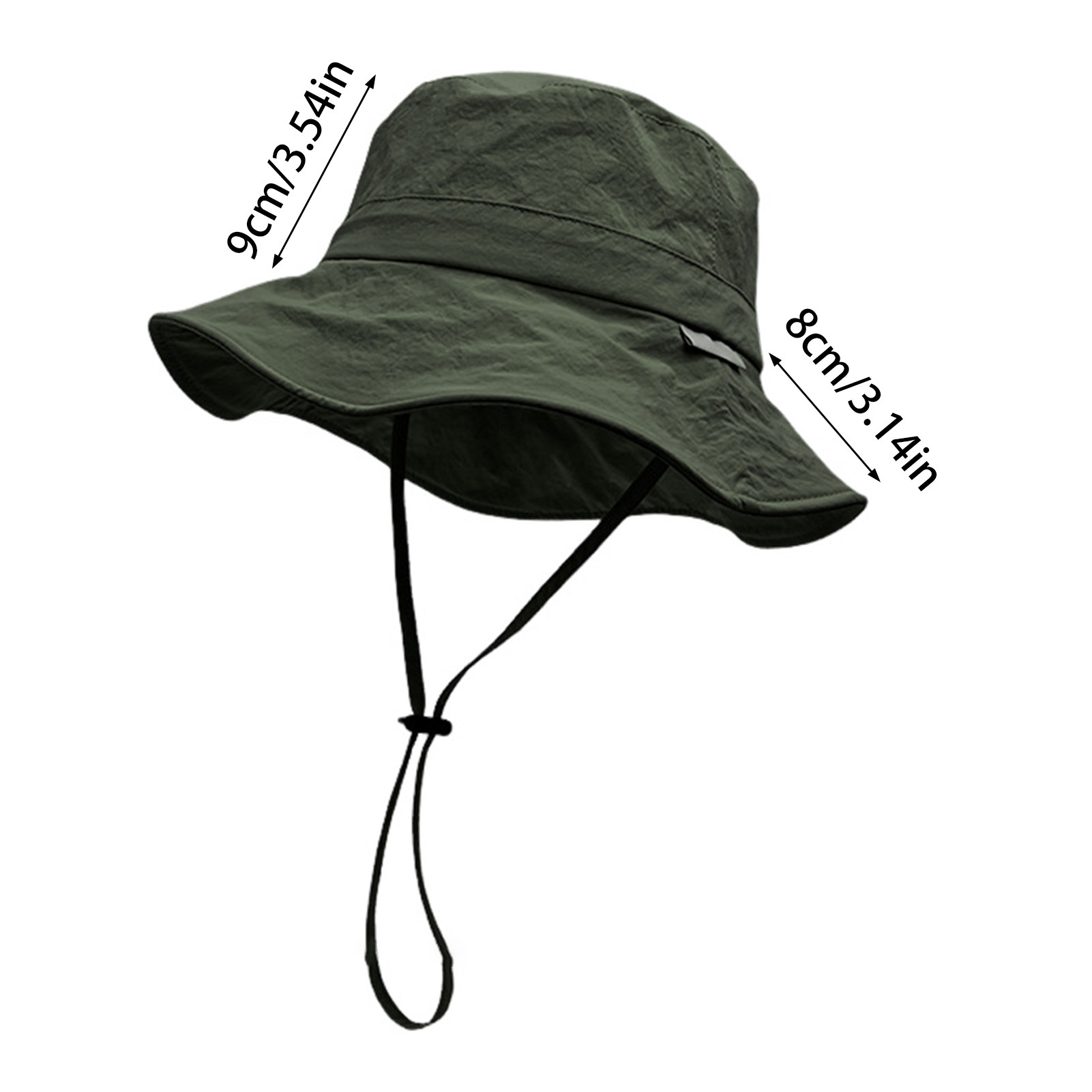 Einfarbige Sonnenhüte für Männer, draussen-Angelkappe, breite Krempe, Anti-UV-Schutz, Damen-Eimerhut, Sommerwandern, Fischerkappen