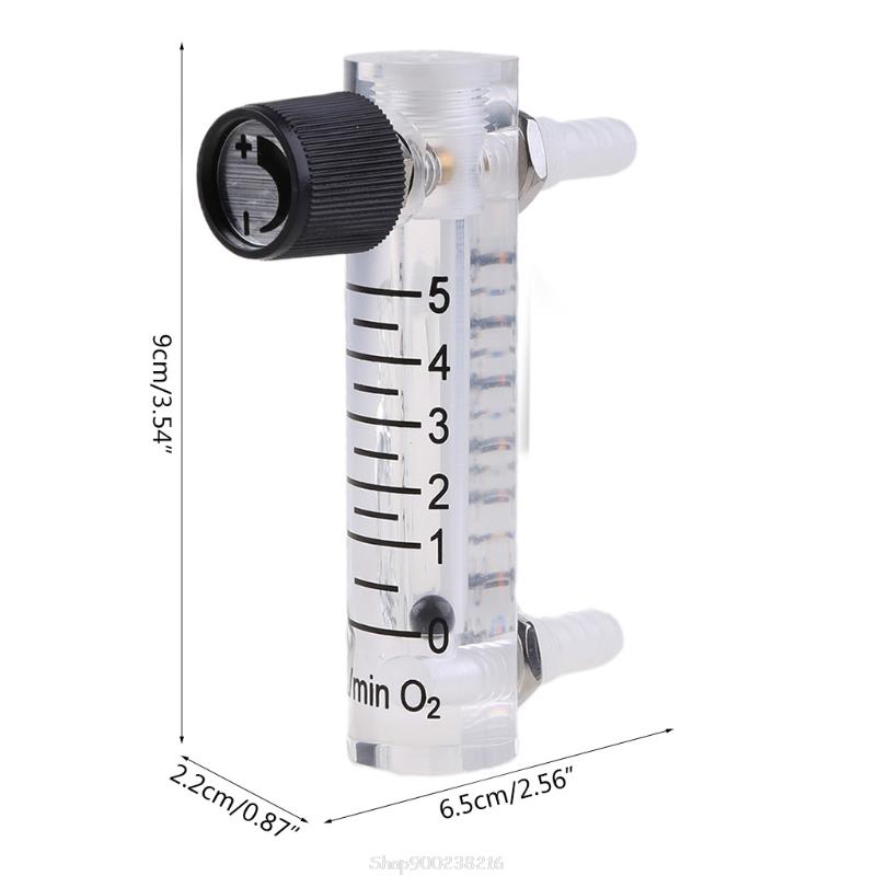 Gas Regulator LZQ-3Flowmeter 0-3LPM Flow Meter with Control Valv-e for Oxygen/Air/Gas AR08 22