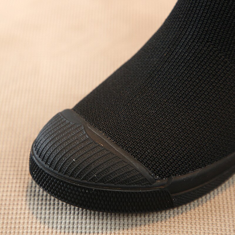 Efterår børn ankelstøvler baby piger mesh sko børn støvler mærke drenge sorte støvler casual støvler bløde slip on støvler