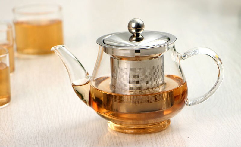 Handmade Teapot With Filter Heat Resistant Glass T... – Grandado