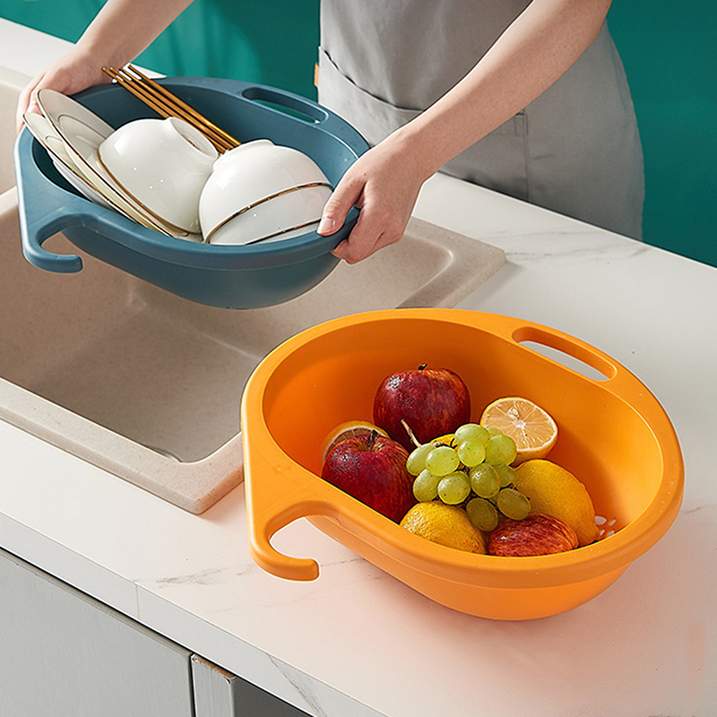 Escurridor redondo para fregadero, escurridor redondo para lavar platos, escurridor de utensilios, cesta de drenaje para verduras y frutas, accesorios de cocina