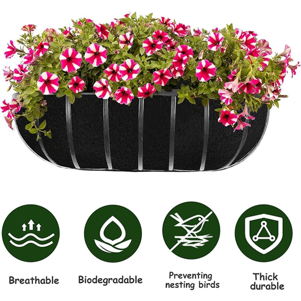 3 Stuks Vervanging Planter Liners Wortelvriendelijke Water-Retentive Vilt Plant Pot Liners 24/30/36 Inch Niet-geweven Stof