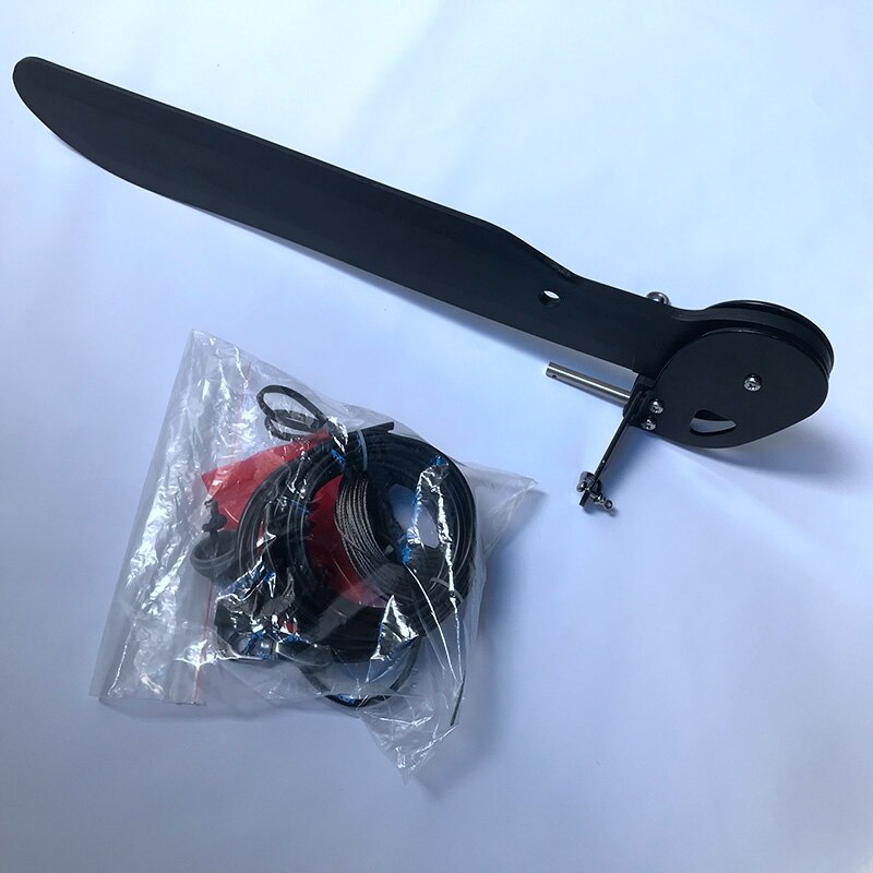 Legering Kano Kajak Boot Staart Kajak Roer Richting Voetpedaal Zeilboot Onderdelen Tool Kit Clip Gesp Dikke Touw