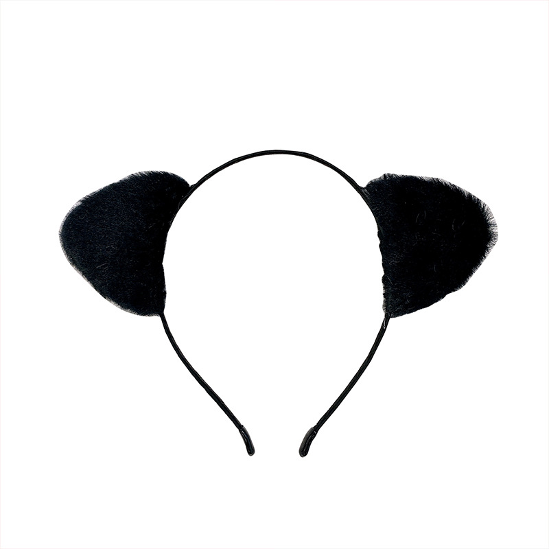 Leuke Kat Oren Pluche Hoofdband Vrouwelijke Haarspeld Pony Haarband Meisje Japanse Mode Haaraccessoires Haar Bundel