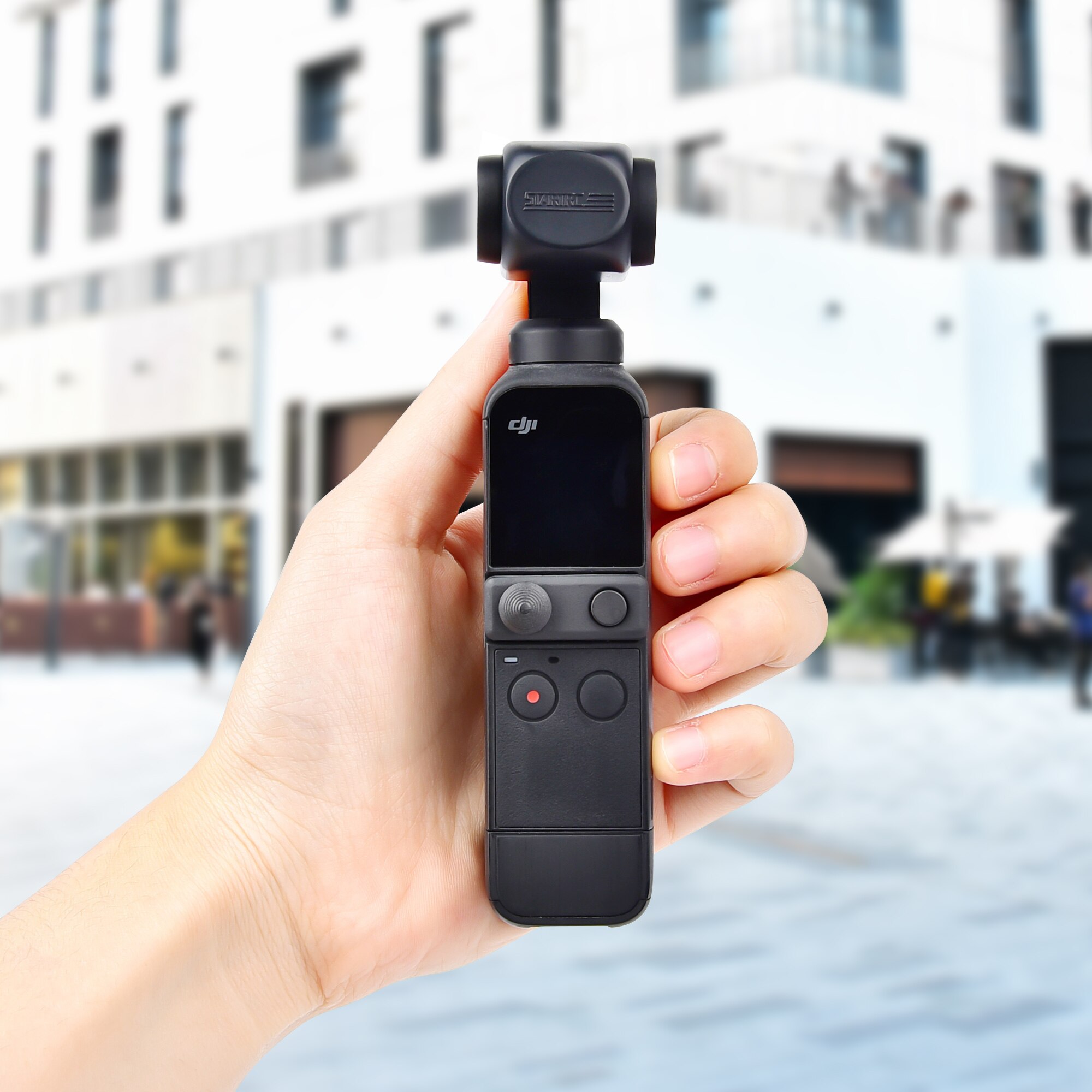 STARTRC-parasol de bolsillo para cámara Dji OSMO Pocket 2, parasol para lente de cámara, cubierta protectora, adaptador, accesorios de cardán