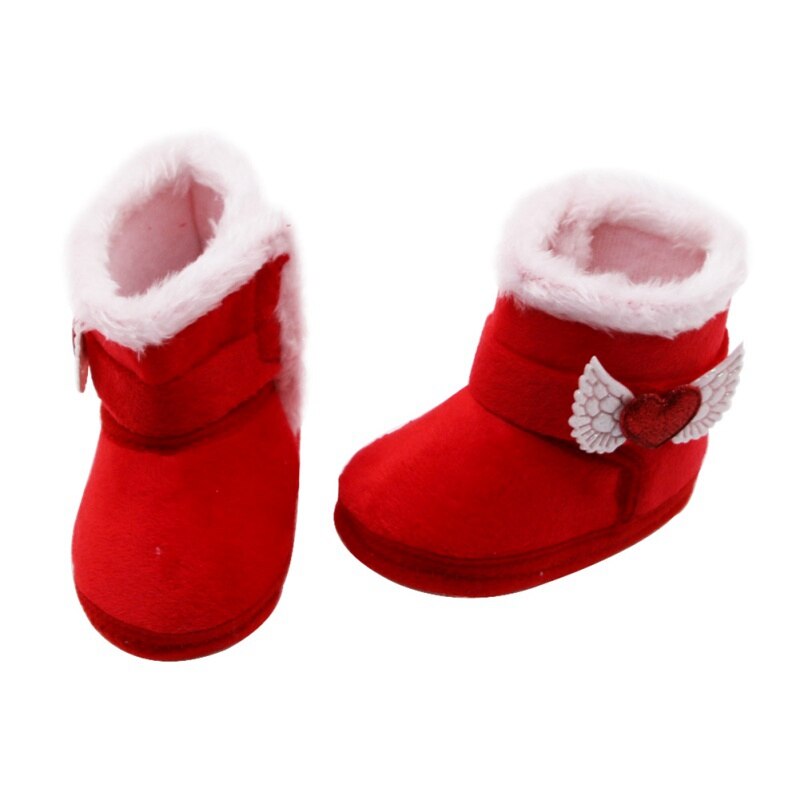 Winter Warm Baby Girls Boys Shoes Sneakers Infant Kids Crib Infant Toddler Footwear Boots Newborns Prewalkers First Walkers: Red / 13-18 Months