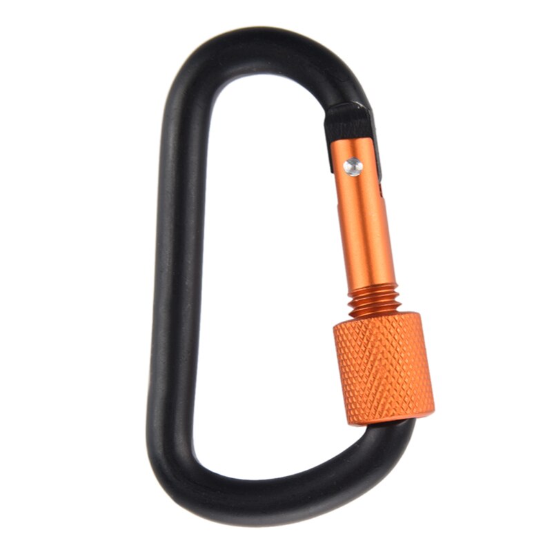 Aluminum Key Holder Clip Dossier Case Flexible Tool Pocket Keychain Organizer, Black