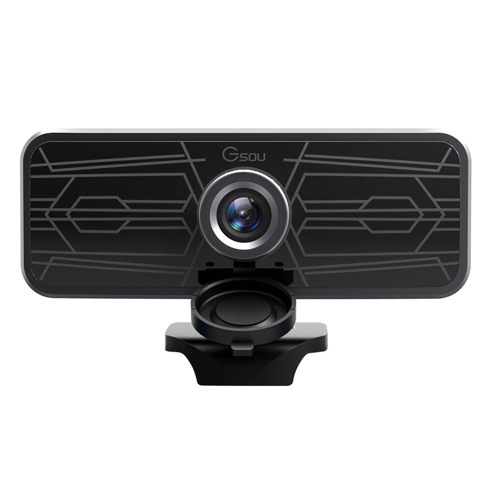 Gsou T16s 1080P HD webcam with webcam cover Built-in microphone for Online classes broadcast/conference video: Default Title