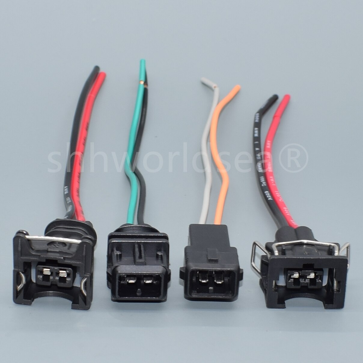 shhworldsea 3.5mm Junior Power Timer 2 pin sealed fuel injector EV1 connector Ignition Coil Plug 282189-1 829441-1 037 906 240