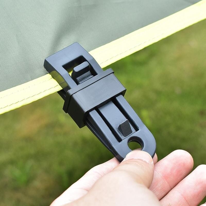 Tent Clip For Boat Trailer Cover Tarp Tarpaulin Snap Camping Clamps Groundsheet Tent Rope Awning Clamp Wind Accessories Can L9J2
