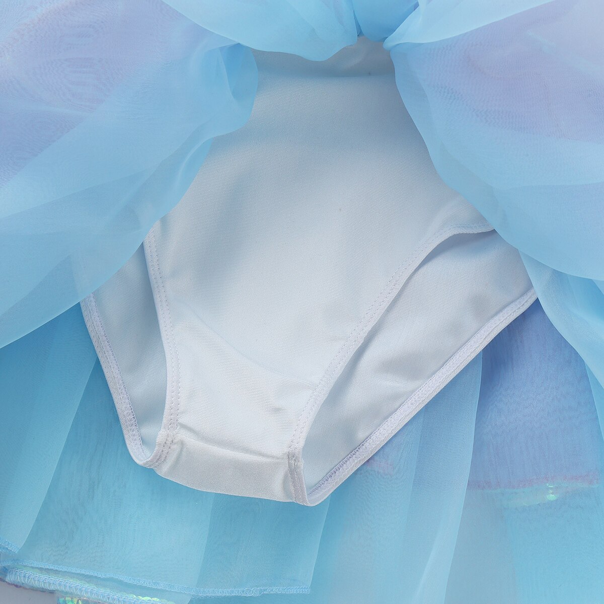 IEFiEL, ropa para bailar de Ballet para niños y niñas, vestido con tutú de malla de lentejuelas brillantes, lazo en la cintura, para Ballet, danza