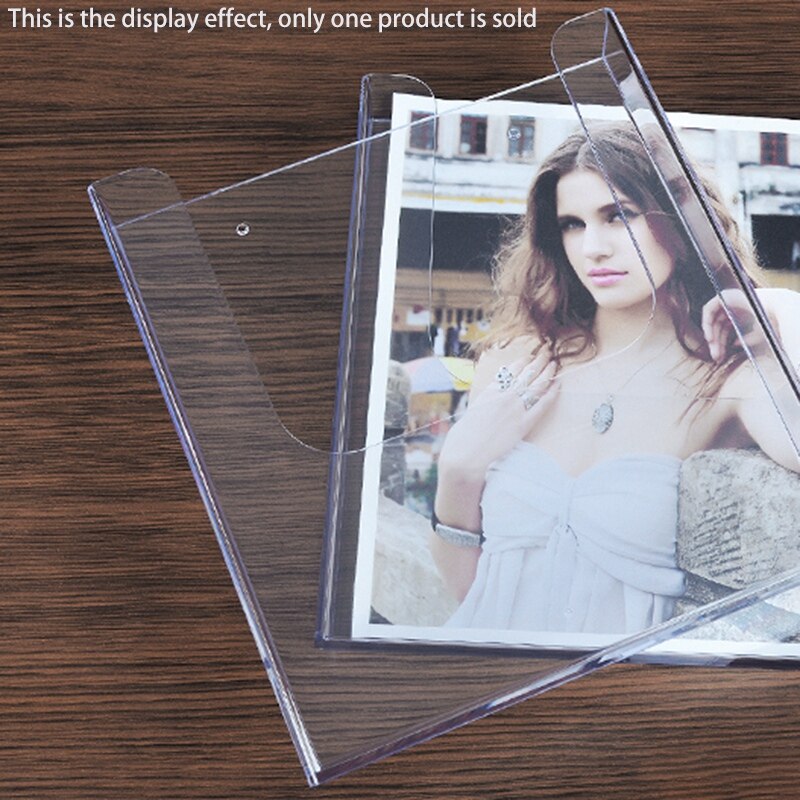 Letter Holder Mail Organizer Wall Mount Hook Acrylic Home Office Decoration
