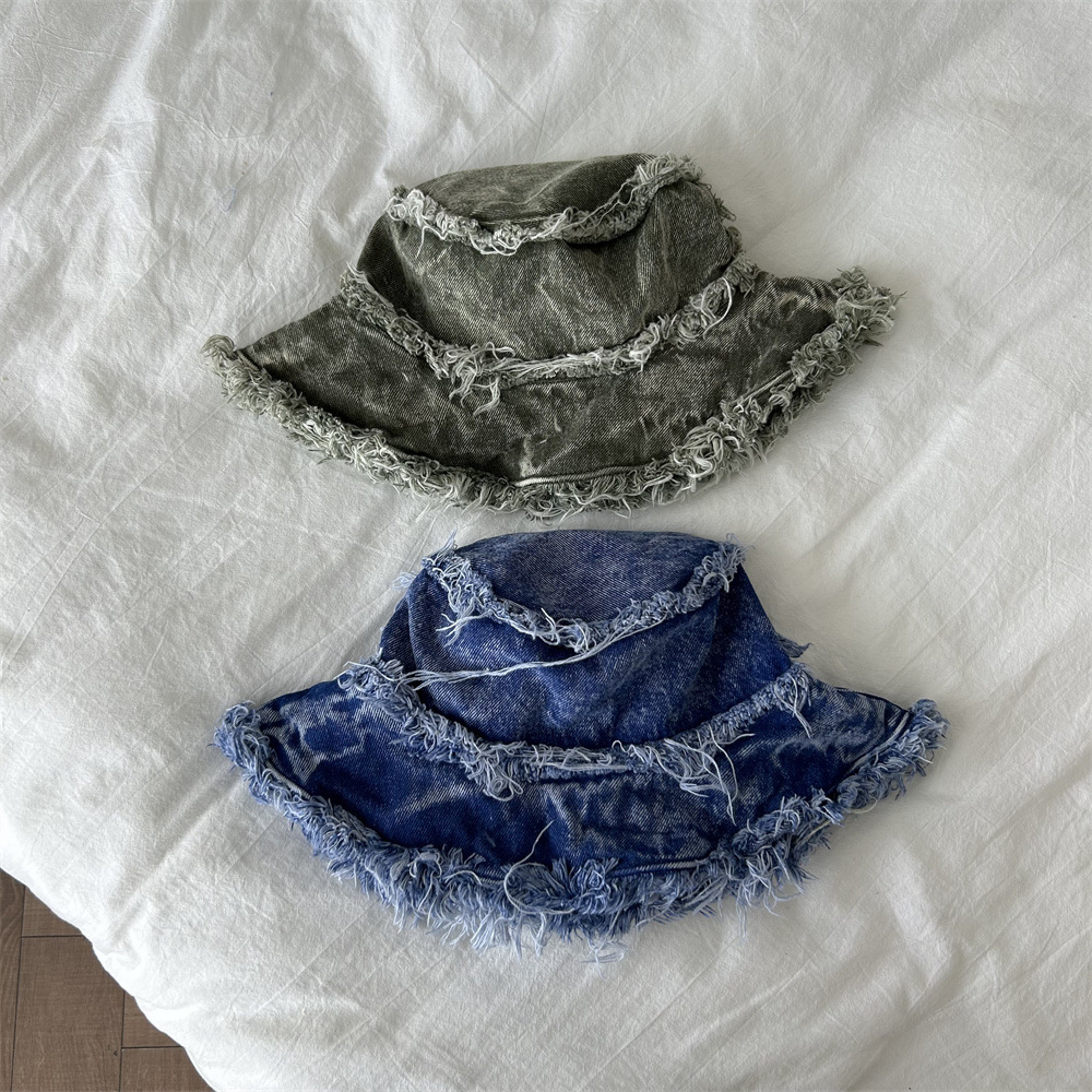 2024 Gewassen Denim Emmer Hoed Vrouwen Vissershoed Emmer Hoed Unisex Bob Caps Hip Hop Gorros Mannen Winddicht Emmer hoed Outdoor