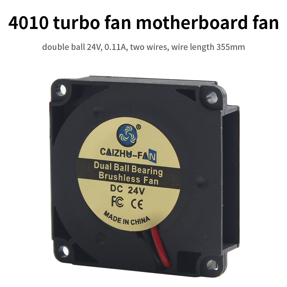 Fan for Flashforge Adventurer 5M Pro 3010/4020/4010/5015/5020/12032 Fan 24V Filter/Turbo/Case/Extruder Fan for 5M Pro Hotend: WHITE