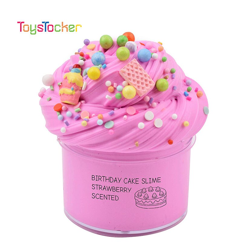Jouets Slime 60/100/120ml pour enfant Imitation de Biscuits Slime couleur unie argile parfumée jouet soulagement du Stress jouets éducatifs pour enfants: 100ml